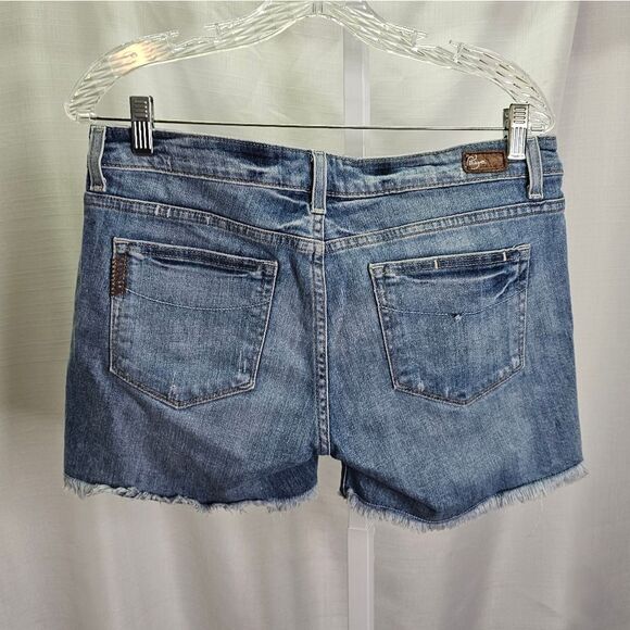PAIGE Jimmy Jimmy Raw Hem Shorts Size 27 - Picture 9 of 9